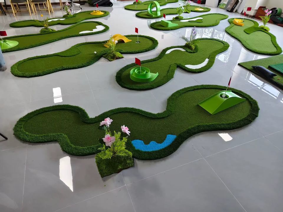 Holes from our nine-hole crazy golf course